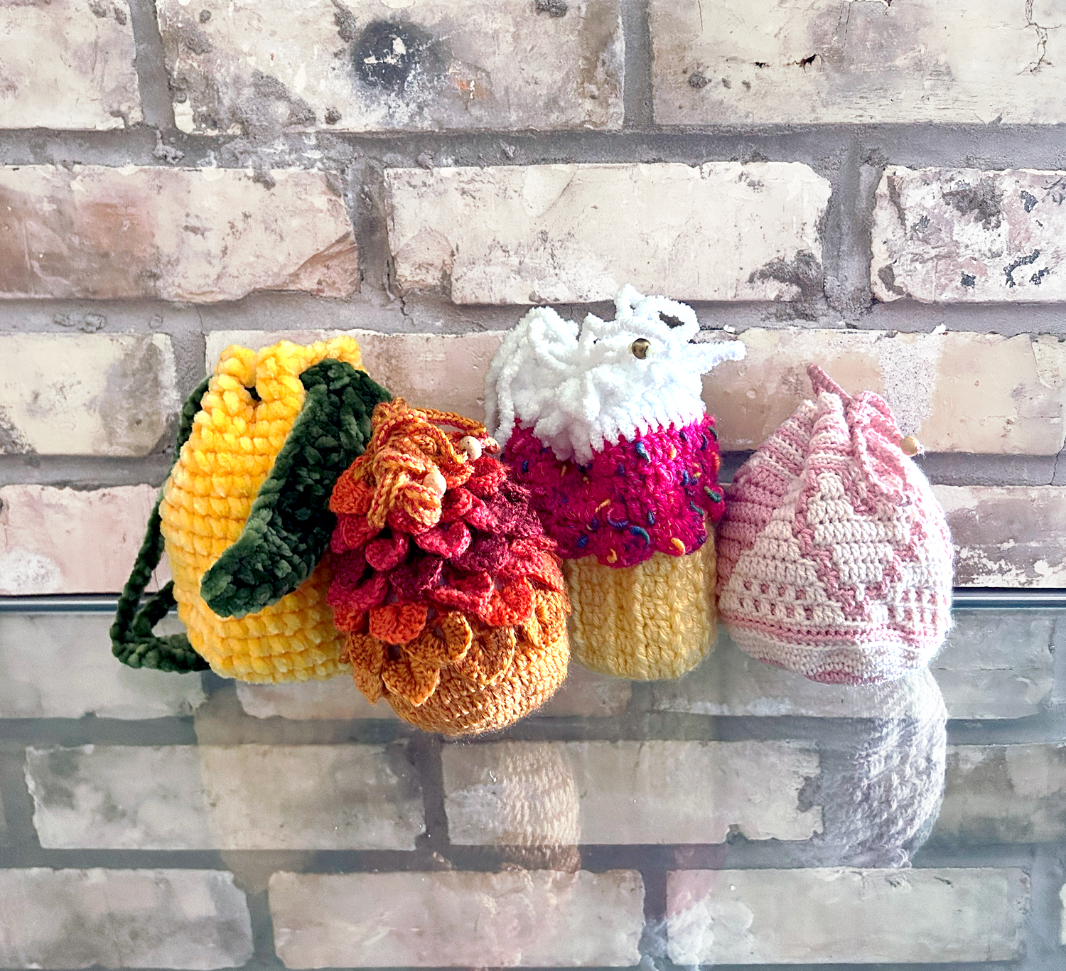 Handmade Knitted Pouch